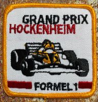 2 HOCKENHEIM  GP   AUFNÄHER / Stickers / Badges    VINTAGE